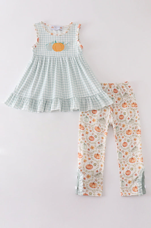 Festive Fall Pumpkin Pant Set