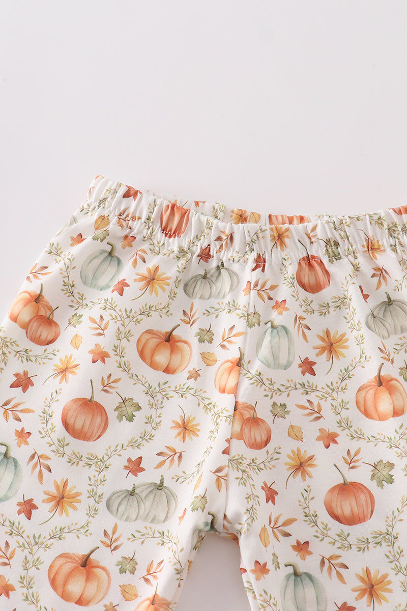 Festive Fall Pumpkin Pant Set