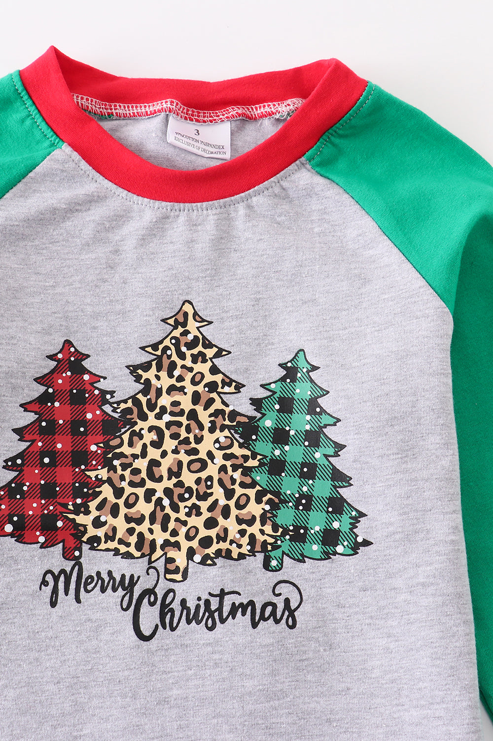 Festive Snowy Christmas Tree Shirt