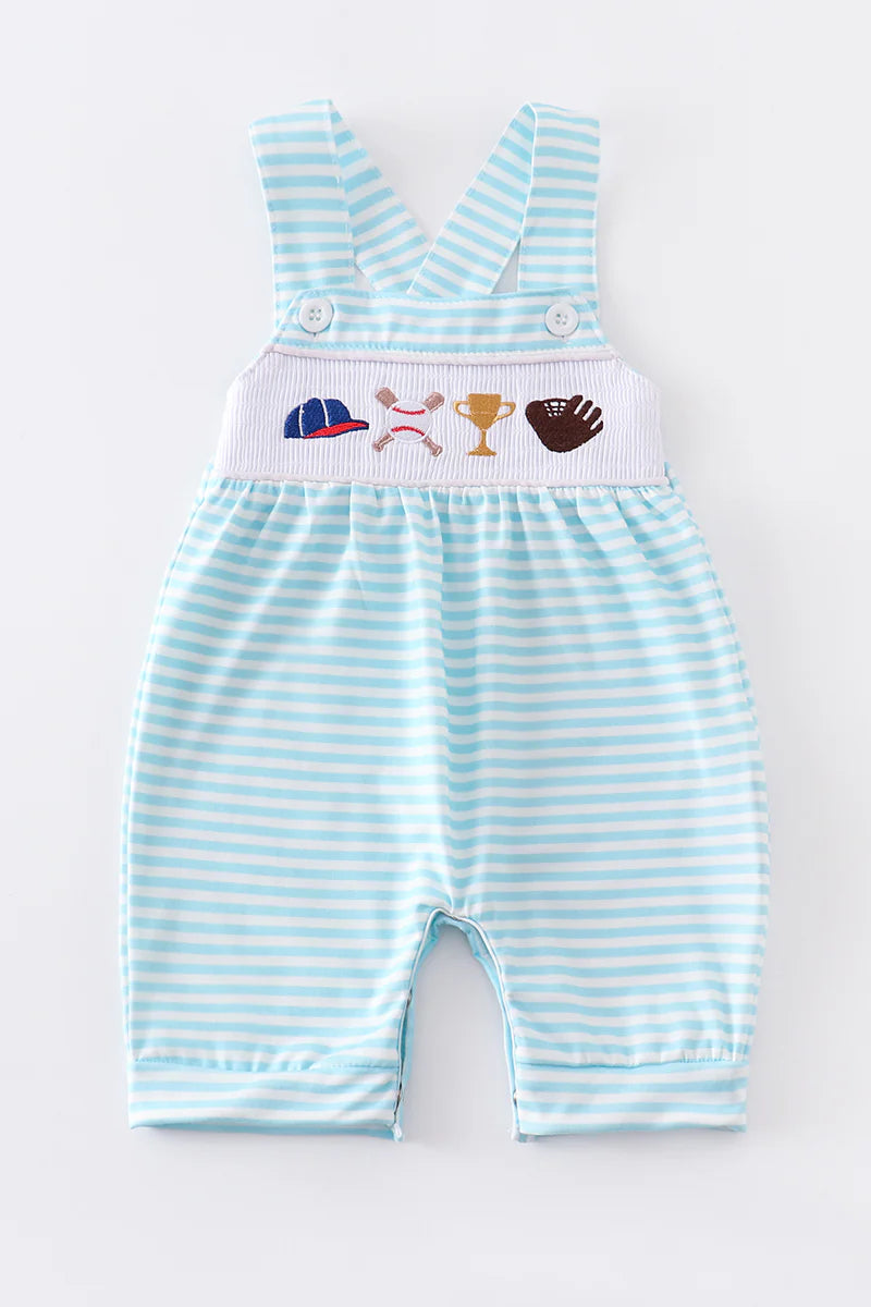 Take Me Out to the Ballgame Overall Romper