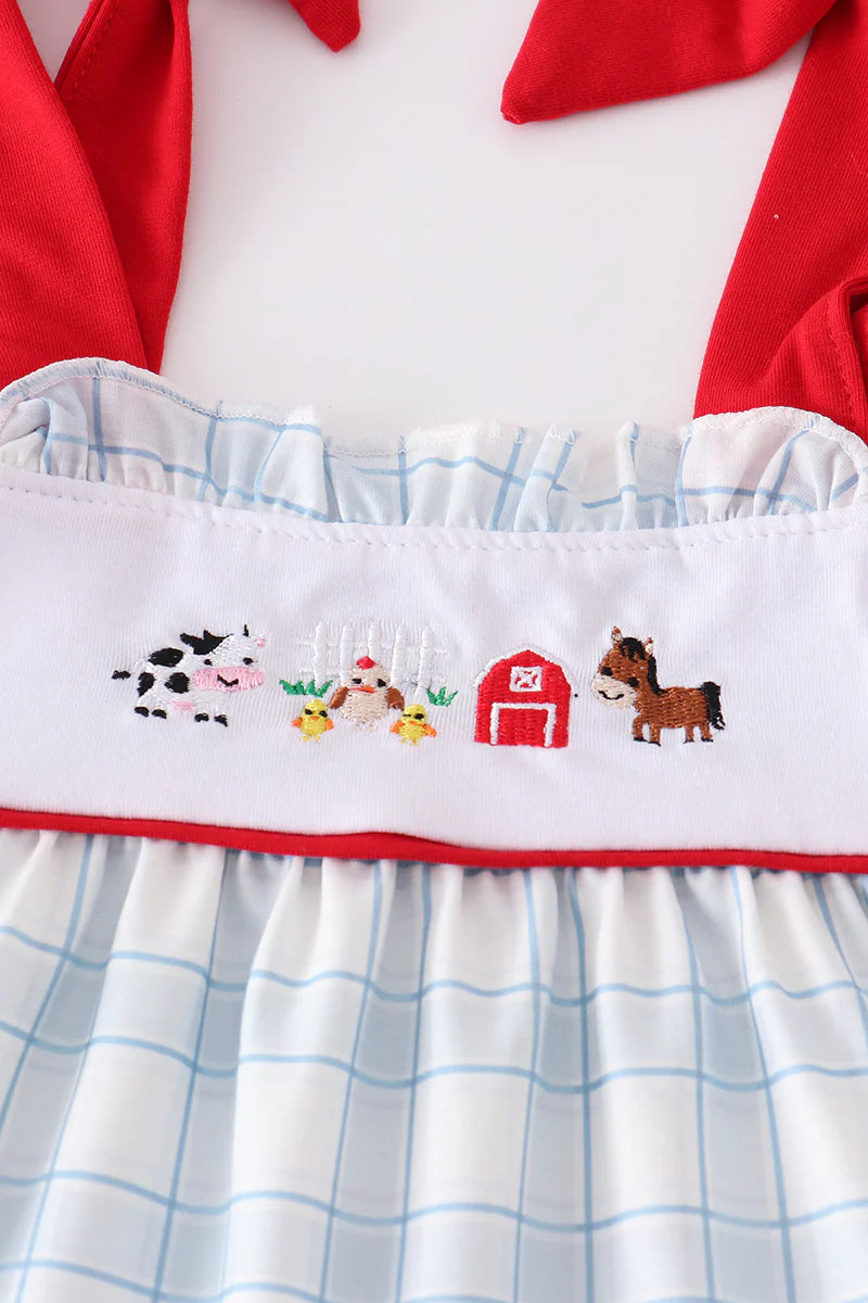 Farm Animal Applique Short Set🌞