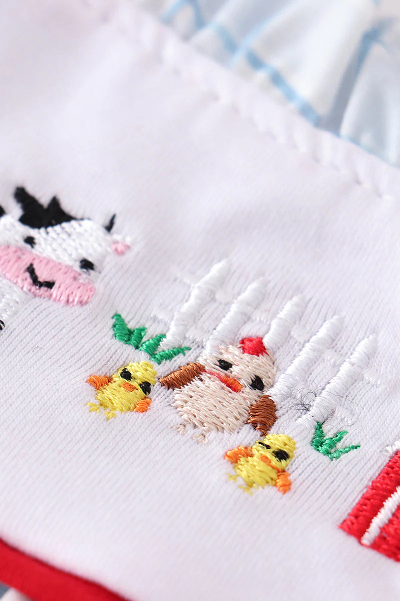 Farm Animal Applique Short Set🌞