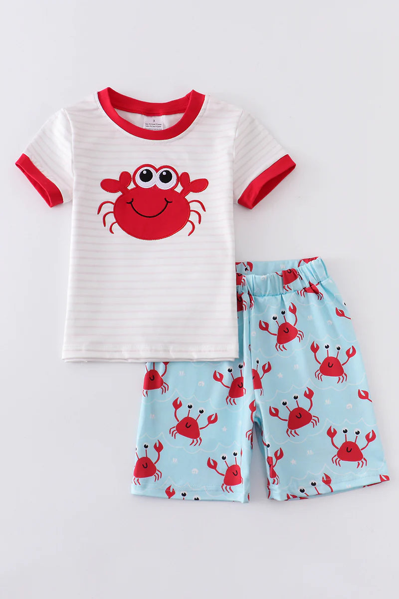 Happy Crabby Short Set