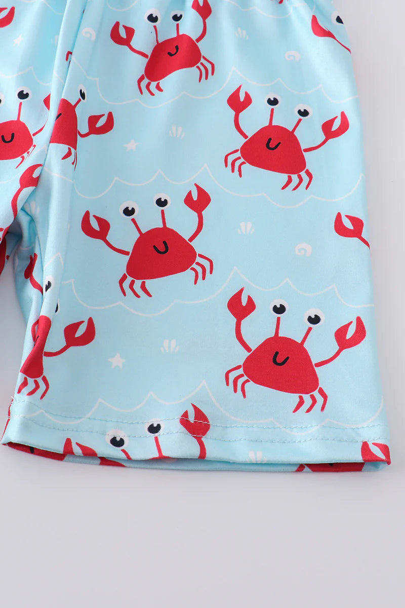 Happy Crabby Short Set