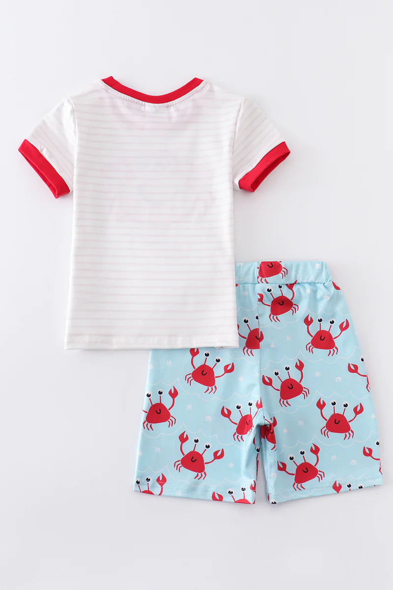 Happy Crabby Short Set