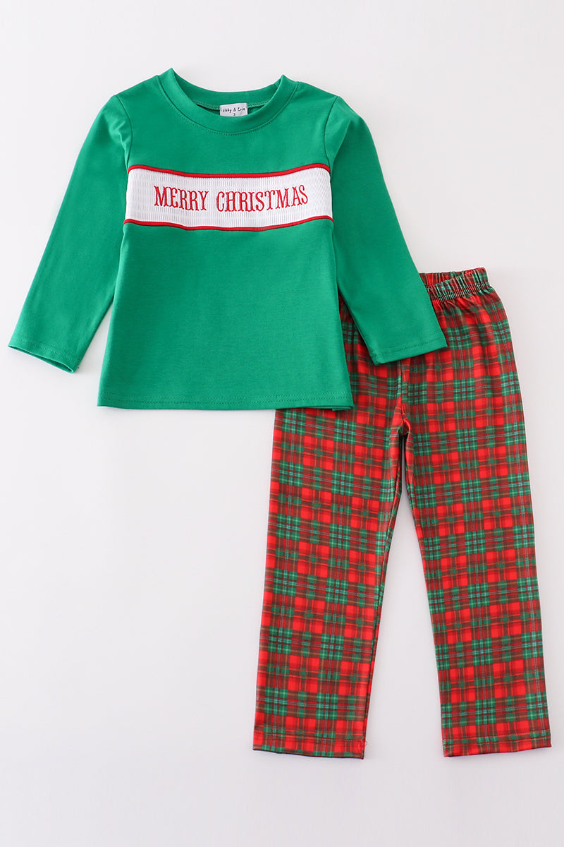 Festive Merry Christmas Pants Set