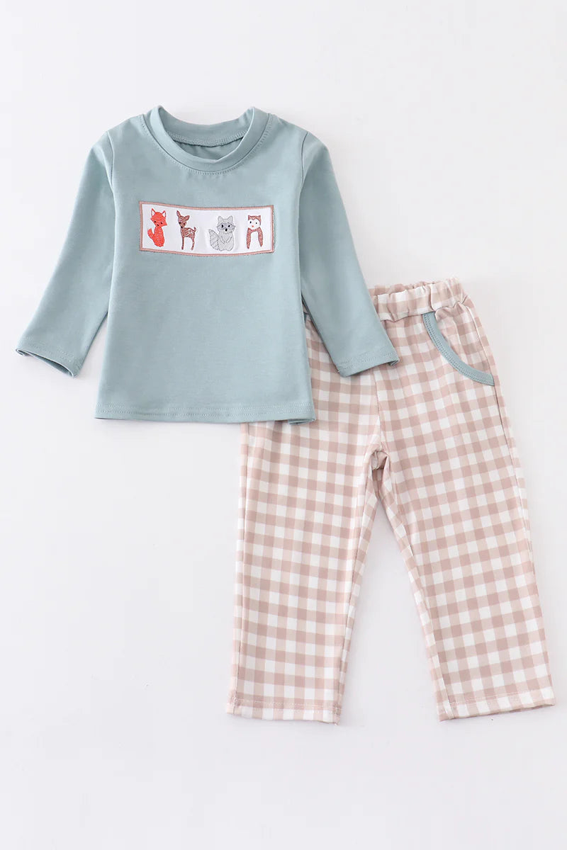 Woodland Animal Pants Set