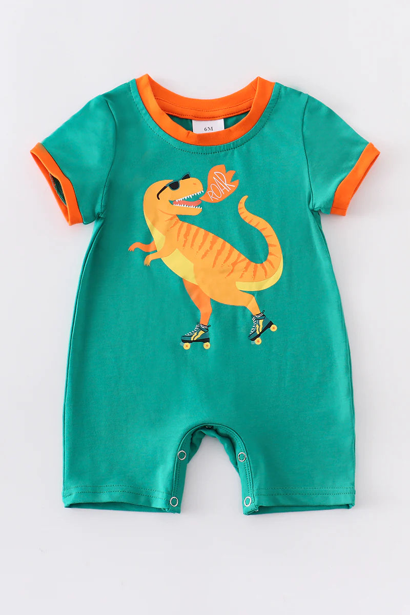 Cool Dino on Skates Romper