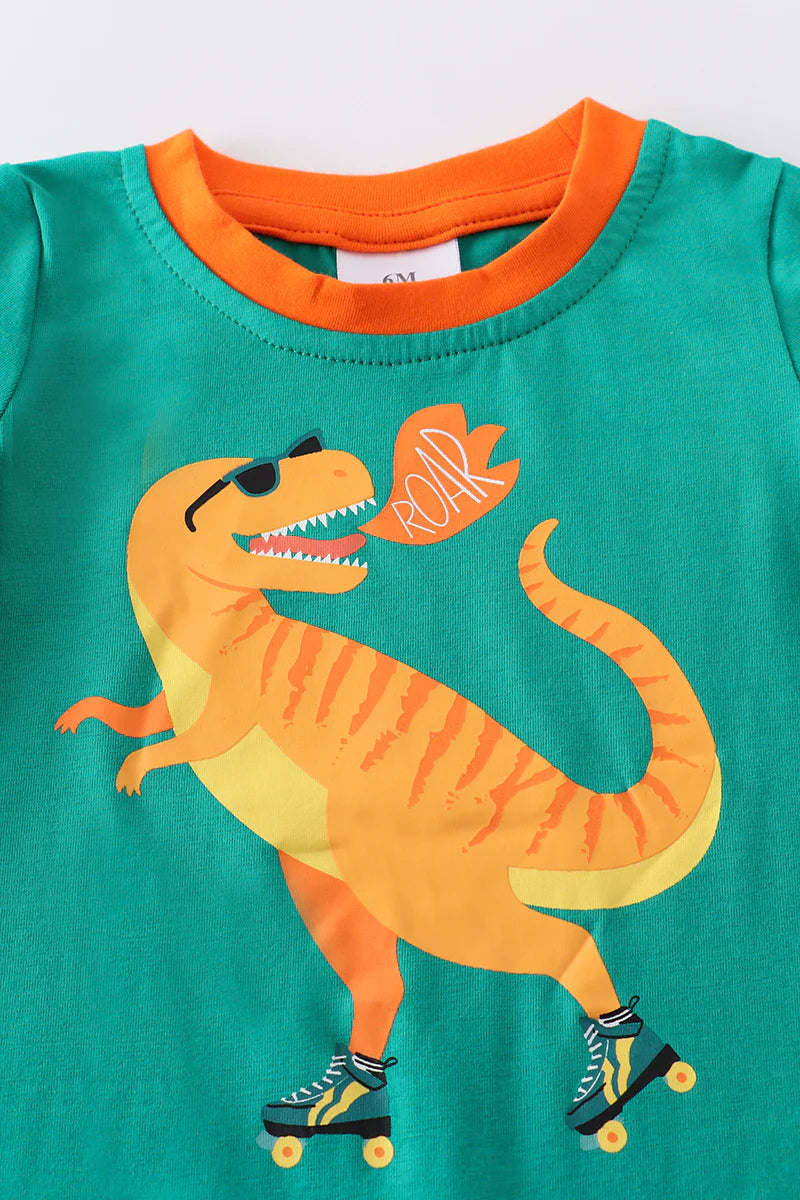 Cool Dino on Skates Romper