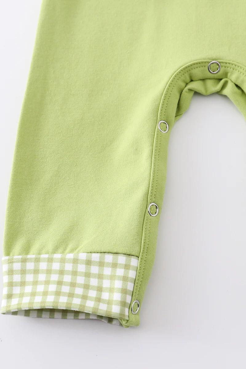 Green Three Fish Romper