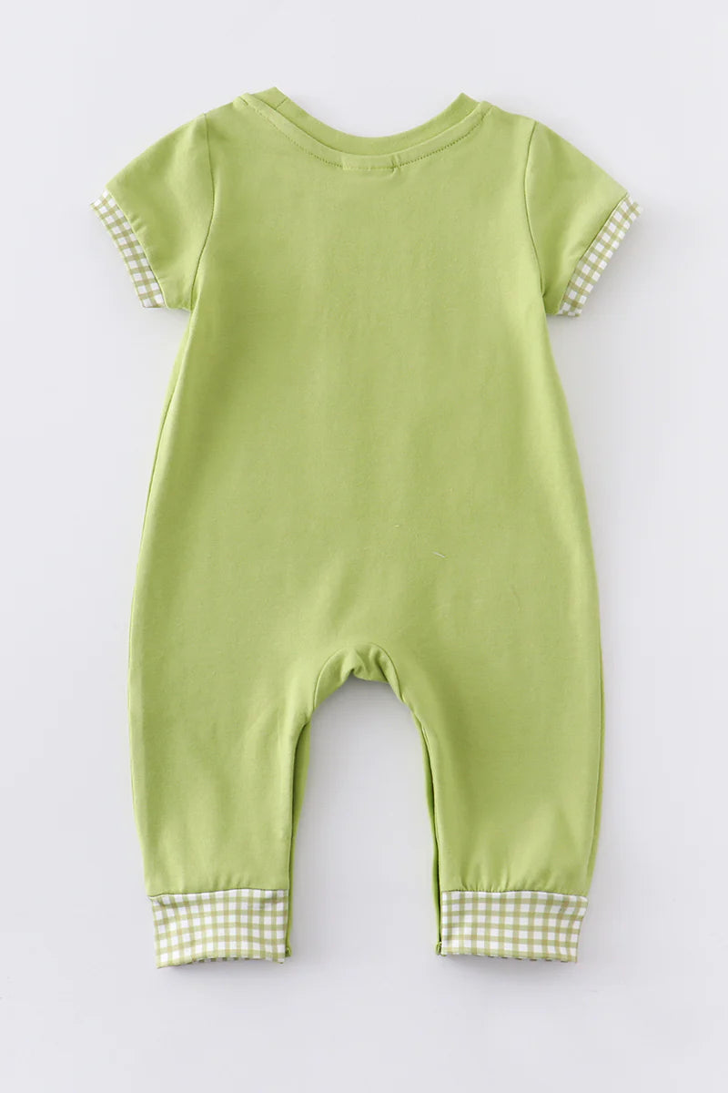 Green Three Fish Romper