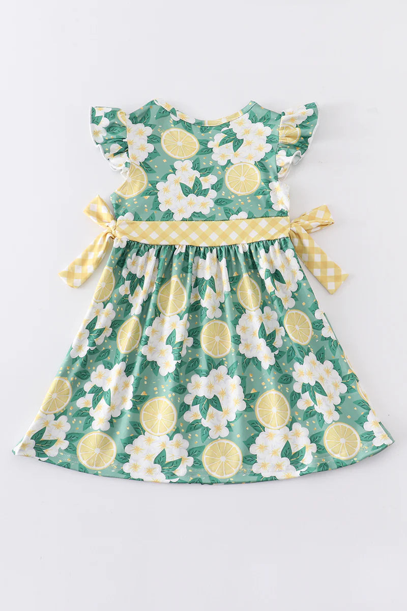 Lemon Fresh Floral Dress