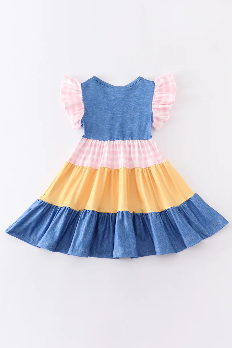 Buzzing Bumblebee Tiered Dress