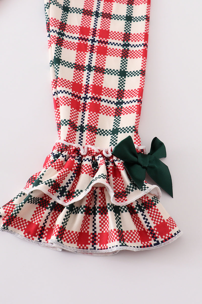 Classic Christmas Characters Pants Set with Smocking