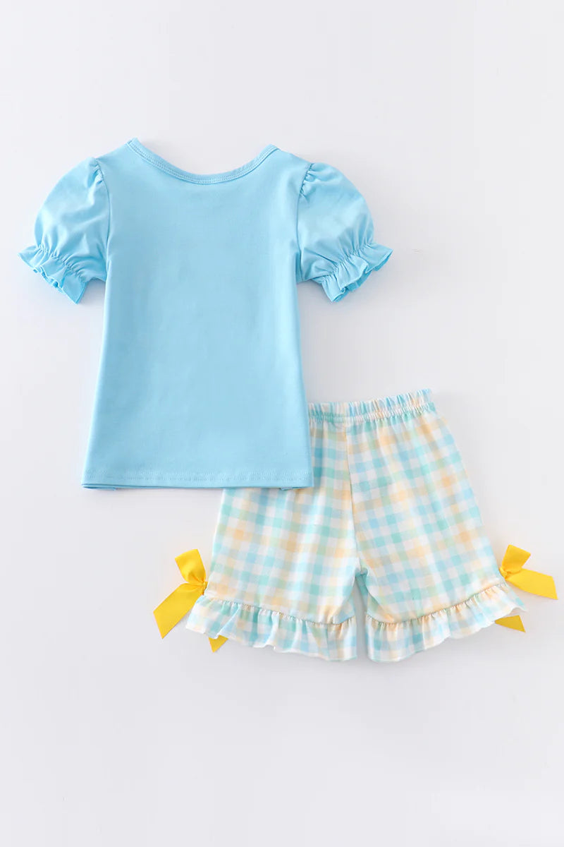 My Only Sunshine Pastel Ruffle Short Set