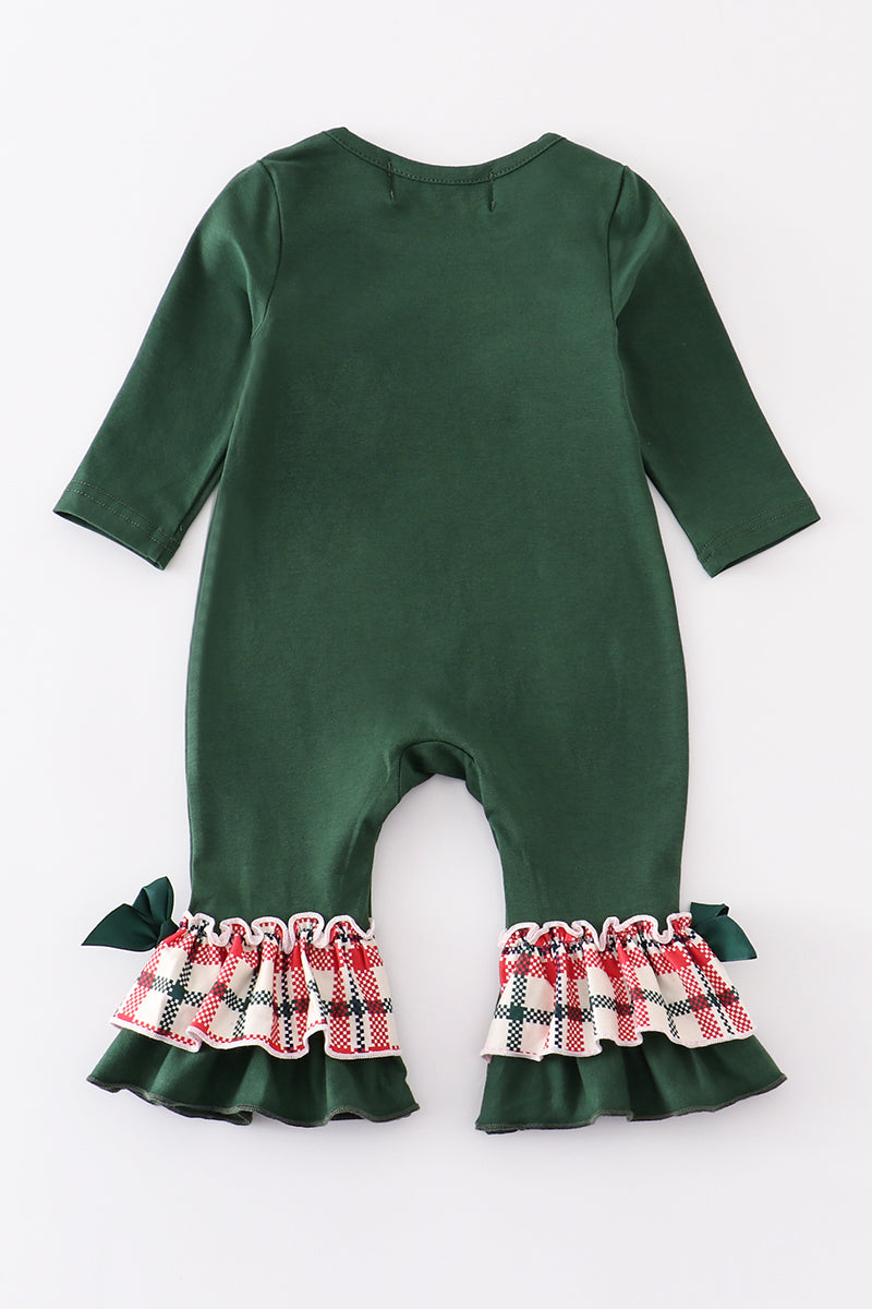 Classic Christmas Character Ruffle Romper