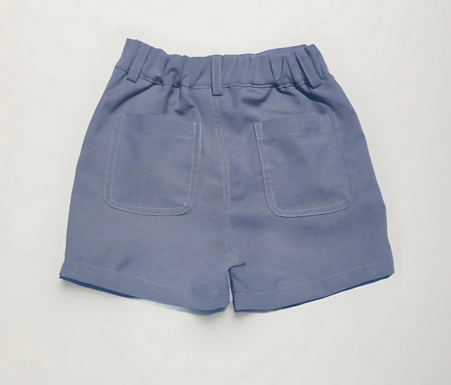 Grey Cargo Shorts with Pockets