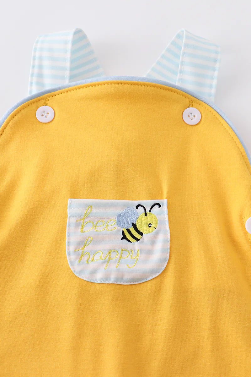 Bee Happy Overall Romper