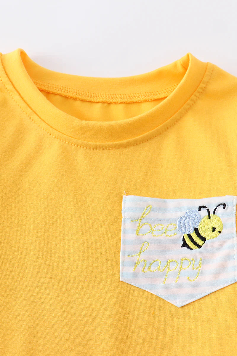 Yellow Bee Happy Shirt