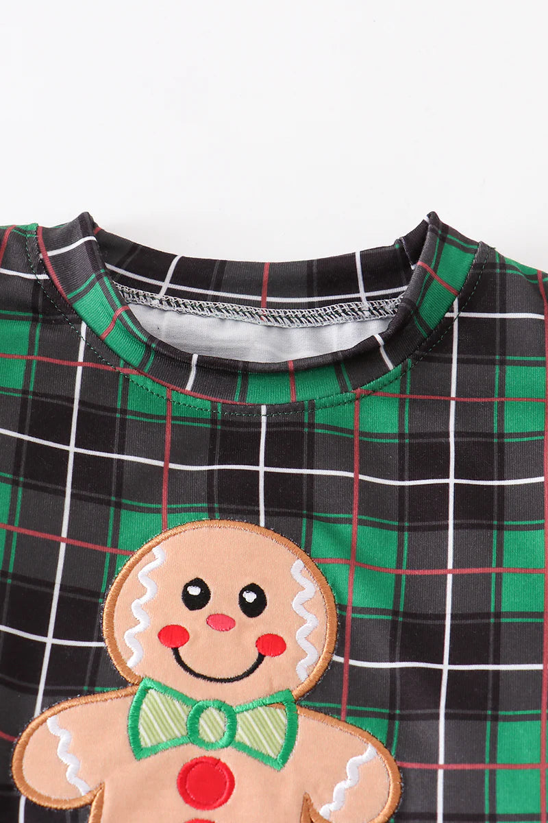 Plaid Gingerbread Pants Set